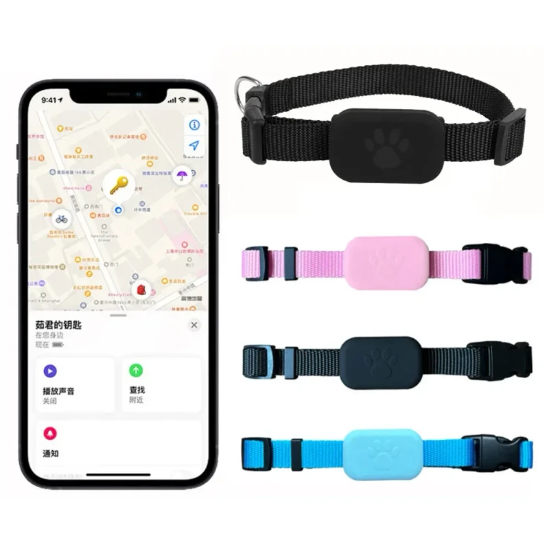 Bluetooth Real-Time Smart Anti-Lost Pet GPS Tracking Locator Collar Device for Pets
