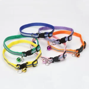 Breakaway Safety Cat Collar With Bell and Cute Charm Dog Pet Collars for Indoor Kittens