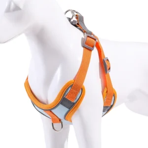 Breathable Adjustable Durable Floral Fashion Nylon Pet Leash Dog Harness RIBBONS Buckle Closure for Dog Cat Walking Half-pack