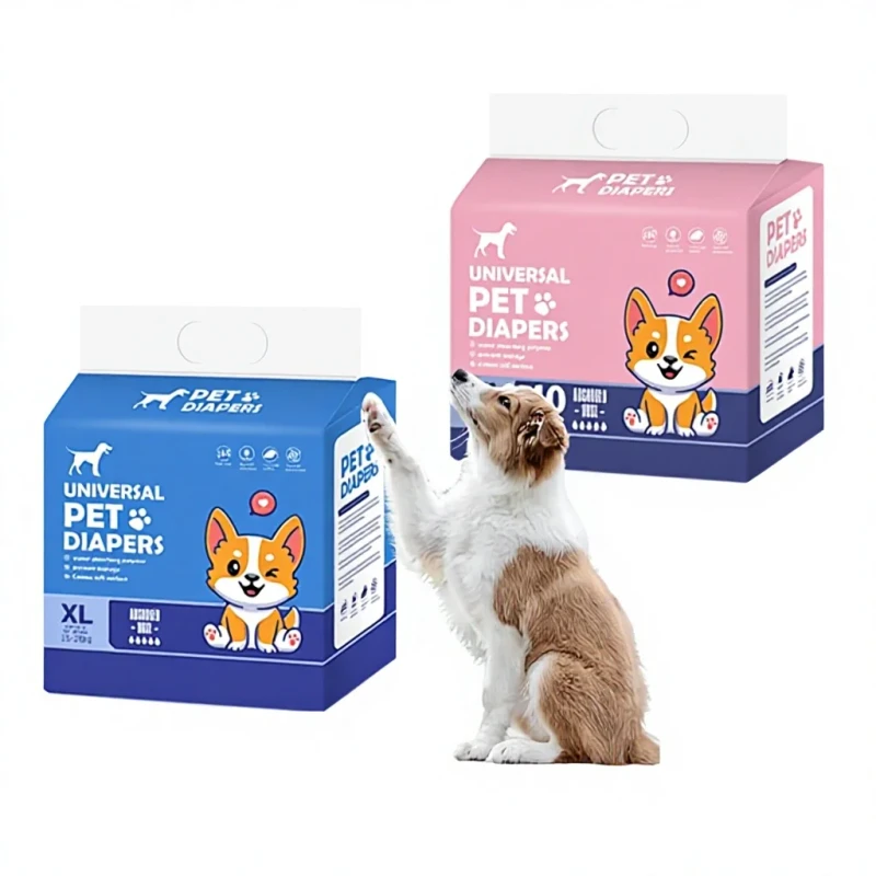 Breathable Disposable Urine Pad Female Dog Diapers Non Woven Instant Suction Urine Absorbent Dog Pads Dog Diapers