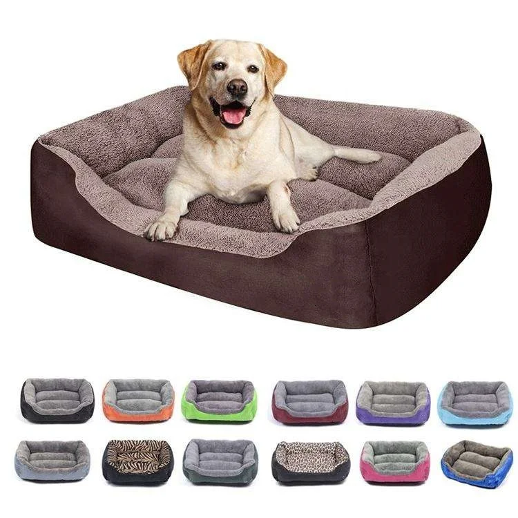 Breathable Dog Sofa Bed Dual Non slip Botfom Use Double Sided Dog Nest Large Rectangle Pet Cat Beds