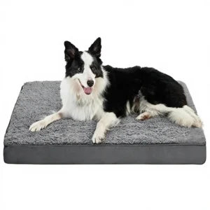 Breathable Eco Friendly Memory Foam Pet Bed with Soft Washable Cushion Elevated Design for Dogs & Cats Indoor Outdoor Use