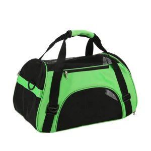 Breathable Eco friendly Oxford Square Classic Luxury Modern Fashion Mesh Zipper Foldable Crossbody Pet Dog Cat Travel Carrier