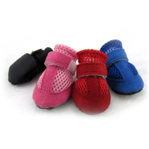 Breathable Mesh Dog Shoes Factory Direct Supply Dog Indoor Shoes Comfortable Soft Dog Socks With Detachable Straps