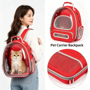 Breathable Oxford Material Pet Carrier Backpack for Cats Foldable & Portable Cages & Accessories Pet Carriers Travel