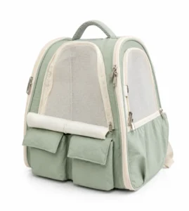 Breathable Pet Carrier Backpack Portable Cat Dog Travel Bag with Mesh Window for Small Pets