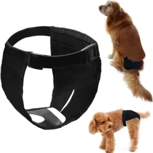 Breathable Reusable Dog Diaper Cotton Tighten Strap Washable Physiological Pants Pet Dog Underwear Diapers