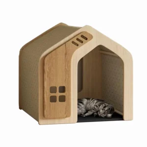 Breathable Wood Outdoor Cat House Nest Pet Supplies Wood Cat House Box