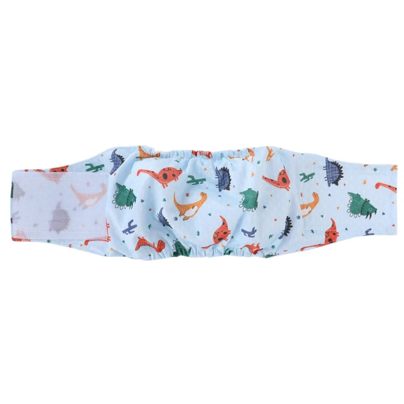 Budget Friendly Eco friendly Disposable Dog Diaper Cloth Pet Diaper Printed Cotton Leak Proof for Puppies