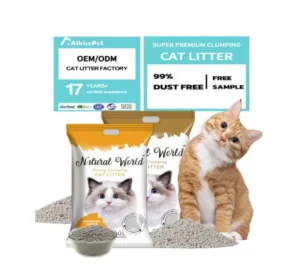 Bulk Cat Litter Factory Pure Bentonite Clay Cat Litter