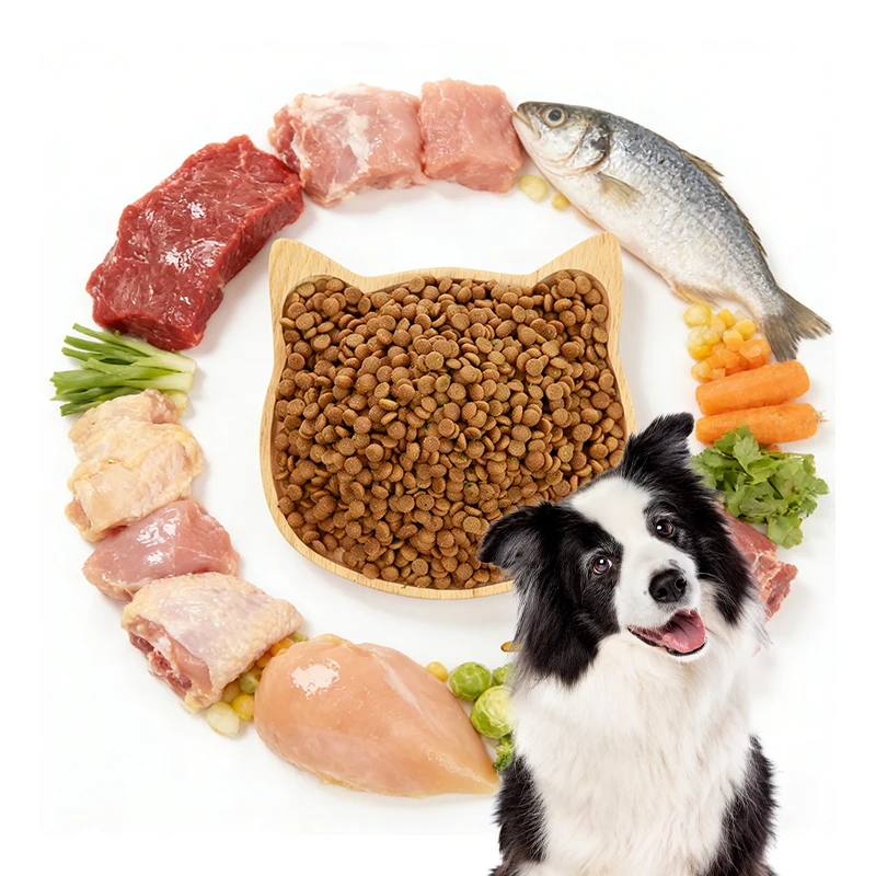 Bulk Dry Dog Food with Fresh Natural Formula, Nutritious Healthy Pet Food for Long-Term Daily Feeding