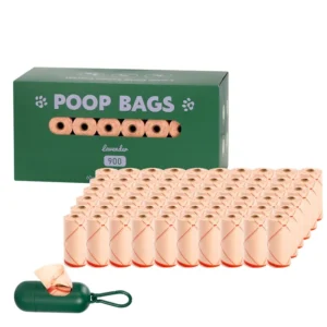 Bulk Thick Custom Logo Lavender Scented Disposable Pet Doggie 270 Poo Waste Disposal Biodegradable Compostable Dog Poop Bag