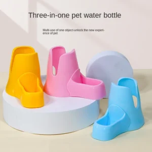CD Small Hamster Supplies Eco friendly Plastic Three in One Water Bottle House Kettle Bracket Toy Food Basin Sleeping Room