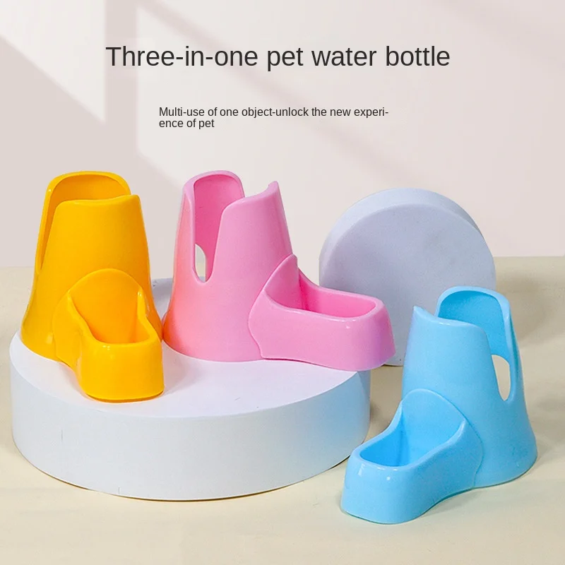 CD Small Hamster Supplies Eco friendly Plastic Three in One Water Bottle House Kettle Bracket Toy Food Basin Sleeping Room