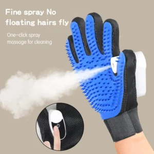 CE certified pet grooming hair removal gloves suitable for dogs and cats Pet steam hair removal brush