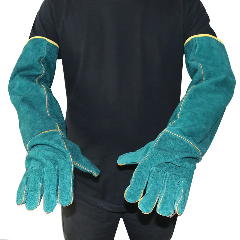 CLH Eco Friendly PU Pet Protective Gloves for Monitor Lizards Reptile Amphibian Supplies Prevent Bites All Seasons