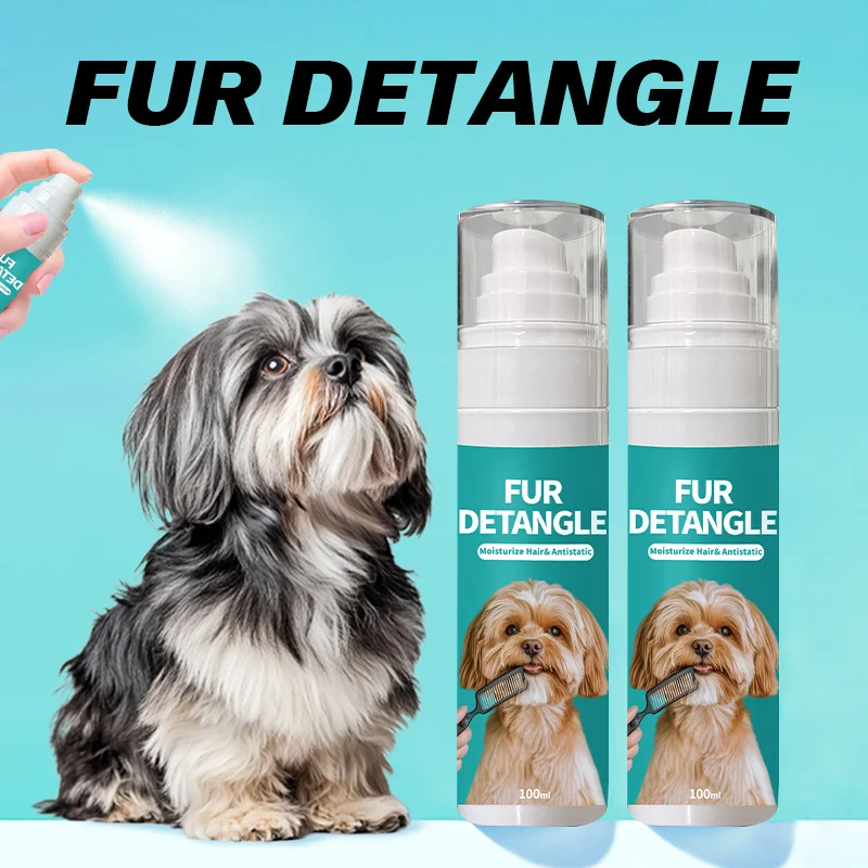 Calming Hydrates Soothes Skincare Dog Cat Grooming Spray Pet Hair Care 100ml