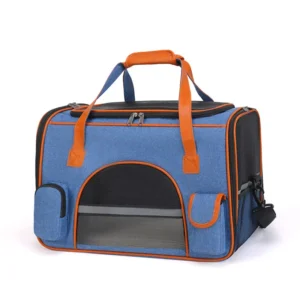 Car Seat Safe Pet Travel Backpack for Cats and Small Dogs Airline Approved Nylon Zipper Closure Soft Sided Carrier