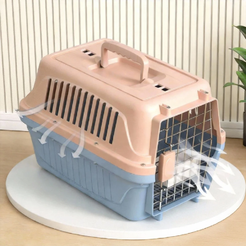 Carrier Pet Travel Carrier Portable Space Capsule Cat Bag for Outdoor Use Dog Crate for Small & Large Dogs Air Transport Crate