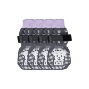 Cartoon Animal Pattern Luxury Dog Socks Breathable Cotton Rubber Waterproof Non Slip Warm Floor Protection
