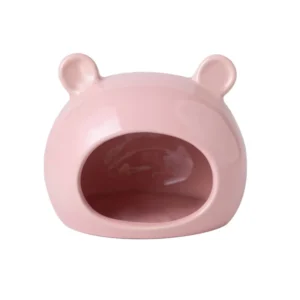 Cartoon Ceramic Igloo Nest Cooling Shelter House for Hamsters Hedgehogs Sugar Gliders Golden Bears Small Pet Supplies