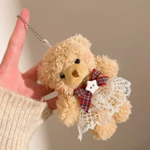 Cartoon Plush Doll Toy Keychain Stuffed Animal Bag Pendant for Girl Kawaii Birthday Gift Small Goods for Decoration Party Gifts