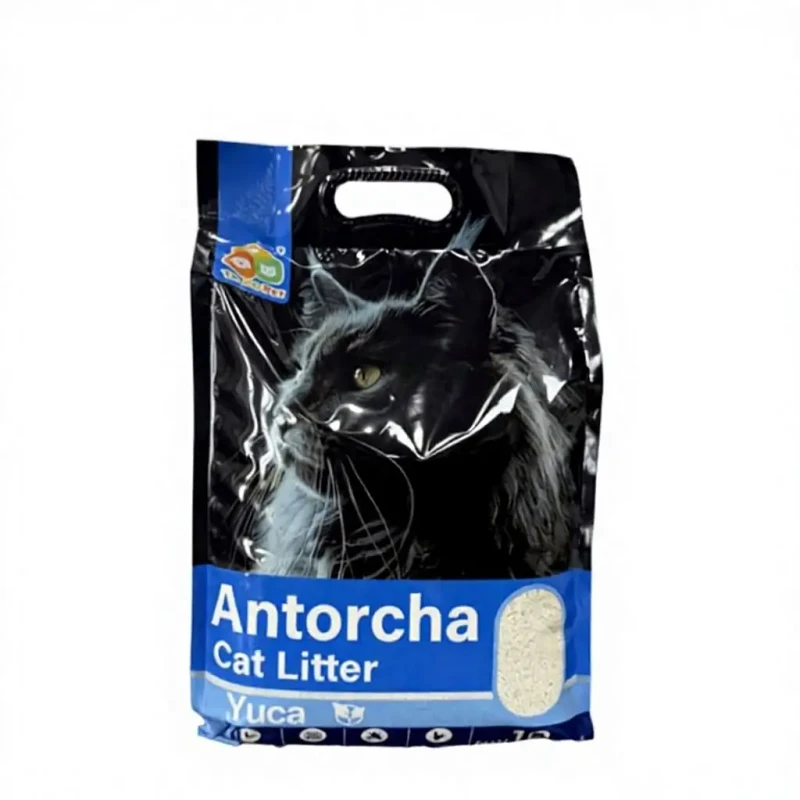 Cassava Based Biodegradable Eco Friendly Cat Litter 99% Dust Free Fast Clumping for Hygiene and Comfort