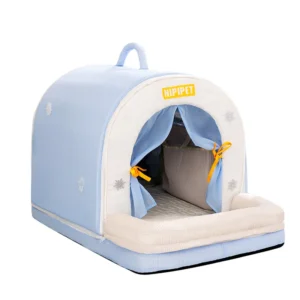 Cat Air Conditioning Nest Summer Cooling Relieving Ice Blue Pet Bed