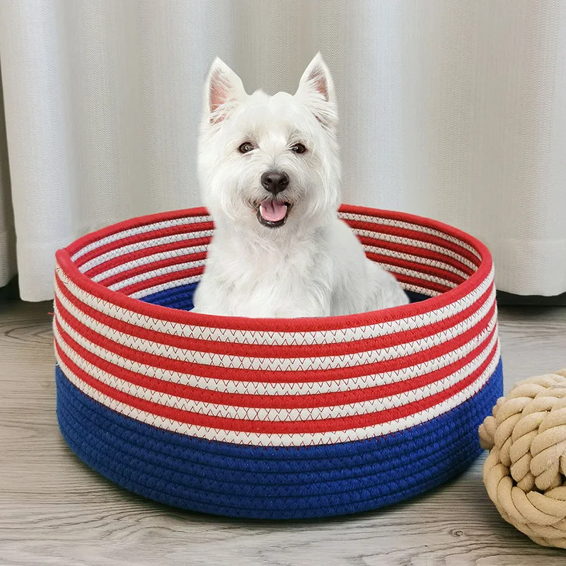 Cat Basket and Summer Multi function Bed for Cats Small Dogs Comfortable Bite Safe Baskets Pet Bed