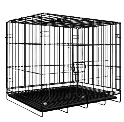 Cat Cage Large Medium and Small Size Dog Thick Iron Cage Folding Cage Dog House Cat Villa Pet Nest