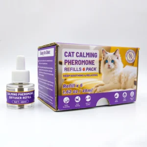 Cat Calming Aromatherapy Refill 6 Piece Calming Set Pheromone for Anxiety Relief Helps Cats Feel Calm and Happy Odorless