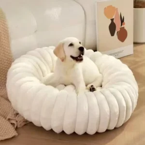 Cat Dog Bed Large Round Breathable Sofa Non Slip Washable Cover for Big Dogs Grey Manufacturer Pet Accessory