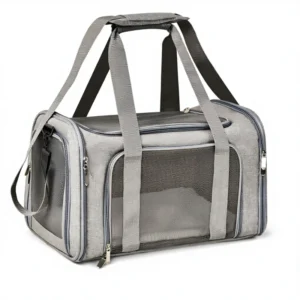 Cat Dog Carrier Soft Sided Collapsible Foldable Waterproof TSA Airline Approved Durable Lightweight Portable Polyester for Small