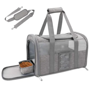 Cat Dog Carrier for Pets up to 16 Lbs Soft Sided Cat Bag Animal Carriers Travel Puppy Carry