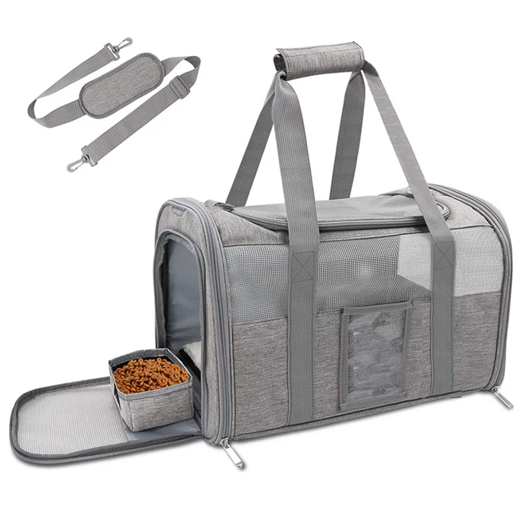Cat Dog Carrier for Pets up to 16 Lbs Soft Sided Cat Bag Animal Carriers Travel Puppy Carry