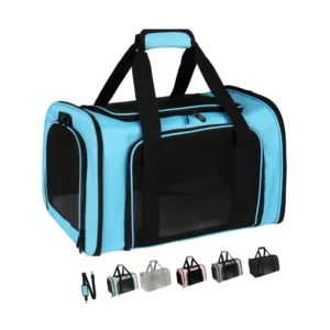 Cat Dog Carrier for Small Medium Pets up To 15Lbs Soft Sided Portable Foldable Airline Approved Carrier Travel