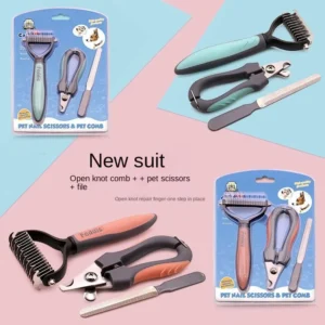 Cat Dog Pet Accessories Manicure Pedicure Claw Care Grooming Nail Clipper Set
