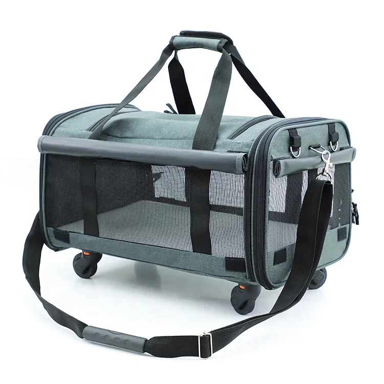 Cat Dog Pet Carrier Airline Approved Small Dog Carrier Soft Sided Collapsible Puppy Carrier
