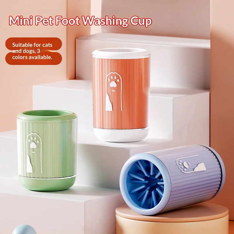 Cat Dog Pet Paw Foot Washer Wash Cup for Dog