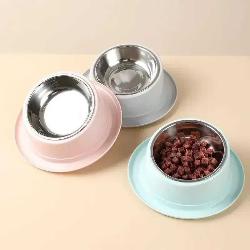 Cat Feeder Slope Anti Ant Food Bowl for Cat Pet Accessories Dog Bowl Stainless Steel Container for Cats Pet Supplies