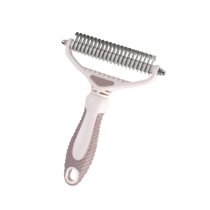Cat Hair Removal Brush Pets Hair Remover Pet Massage Brush Dog Hair Brush Pet Hair Remover Double Sided Blade Comb