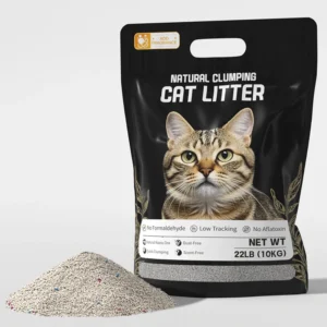 Cat Litter Bentonite Multi Fragrance Dust Free Strong Clumping Ball Shaped Bentonite Cat Litter Factory