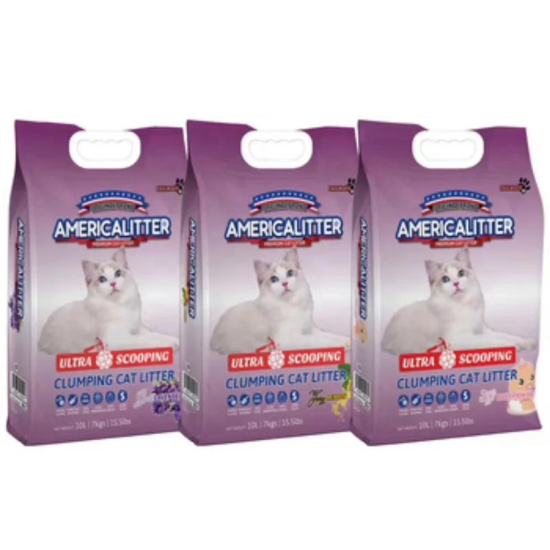 Cat Litter Factory Price Pure Premium Bentonite Clay Cat Litter