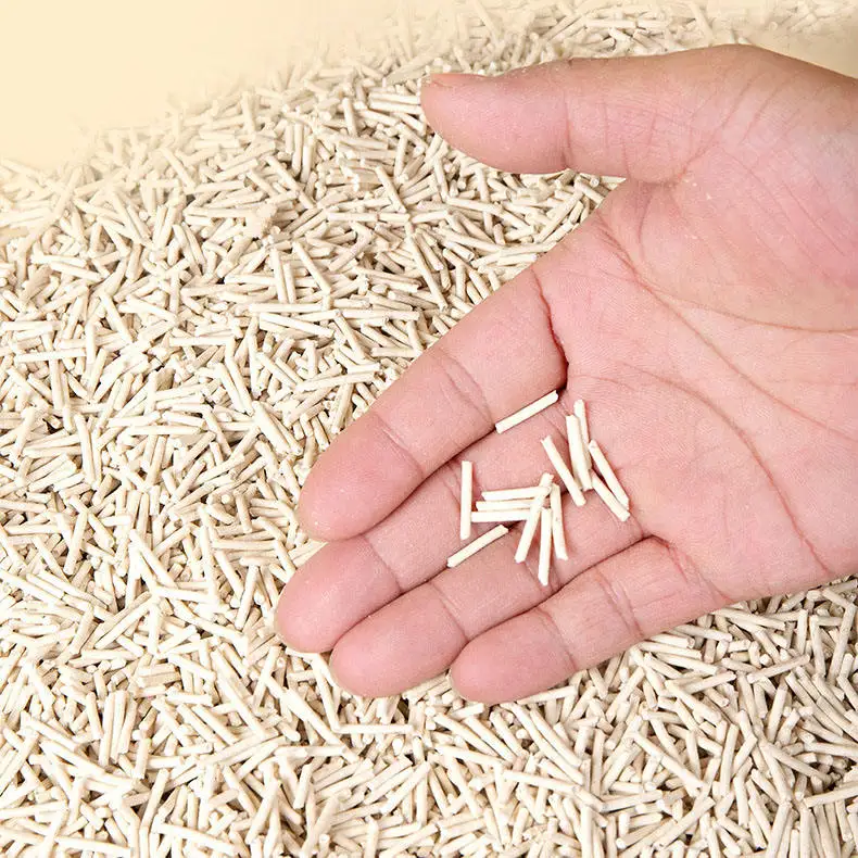 Cat Litter Flushable Kitty Deodorization Easy Scoop Clumping Tofu Cassava Cat Litter