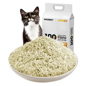 Cat Litter OEM Low dust Fast Clumping 100% Natural Health High agglomeration Tofu cat litter