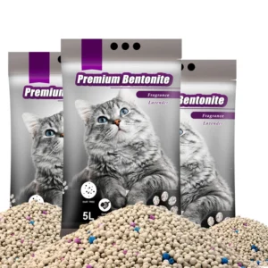 Cat Litter Supplies in Hebei China Mainly Quick Clumping Super Odor Control Bentonite Cat Litter