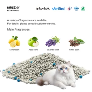Cat Litter for Pet Toilet Maintenance Indoor Hygiene Control Home Cleaning Daily Necessity Different Colors Bentonite Cat Litter