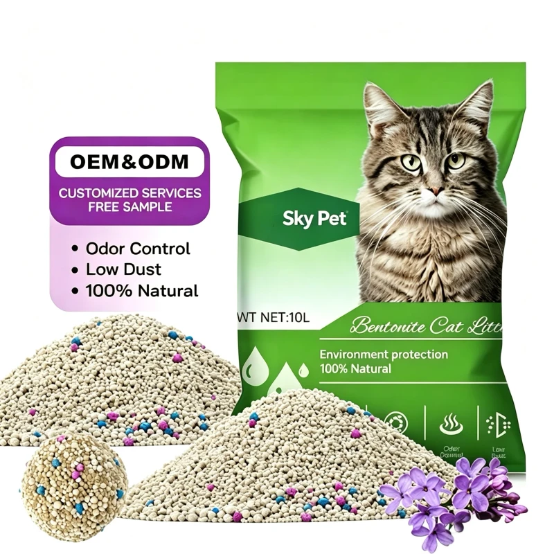 Cat LitterBentonite Cat LitterLow Dust Cat Litter