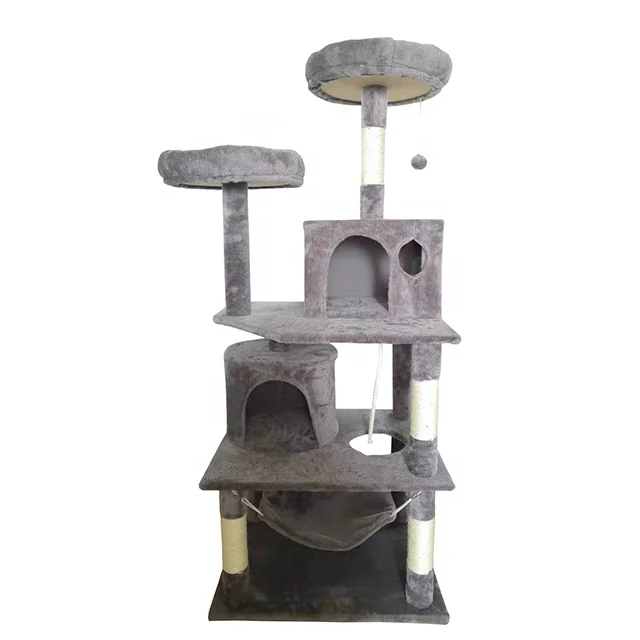 Cat Scratching Cat Tree All in one Cat Furniture With Sisal Toys and Jumping Platforms