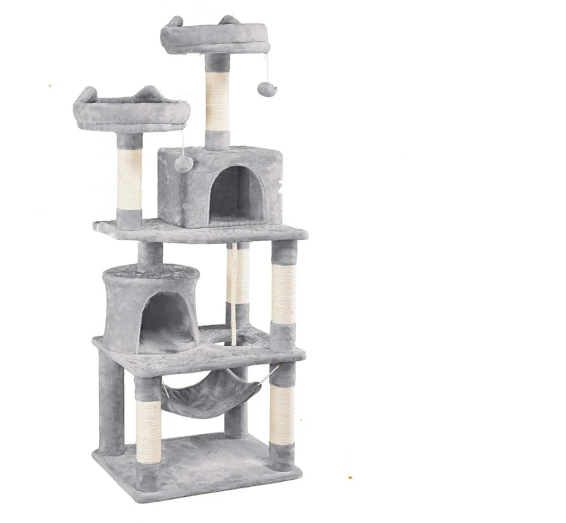 Cat Scratching Cat Tree All in one Cat Furniture With Sisal Toys and Jumping Platforms